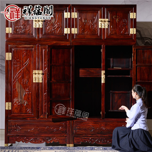 红木衣柜 红木大衣柜