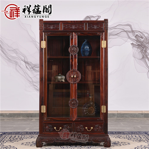 红木酒柜 高档红木家具酒柜