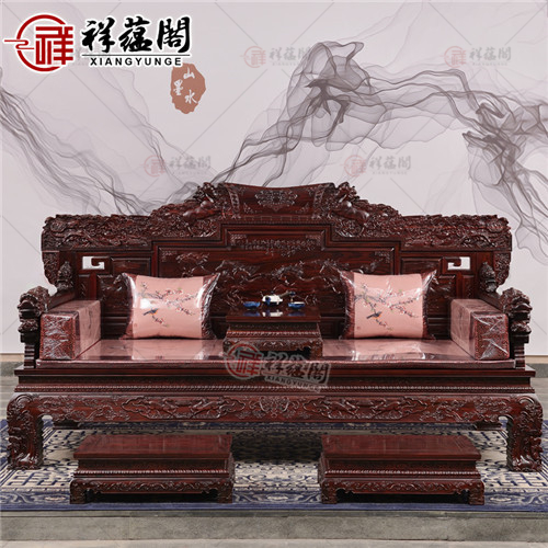 红木罗汉床 明代罗汉床