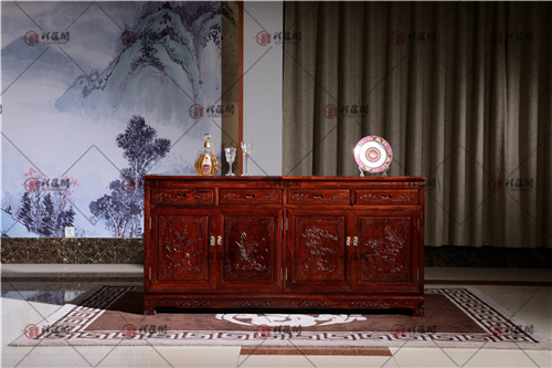 红酸枝家具 新款高档餐边柜