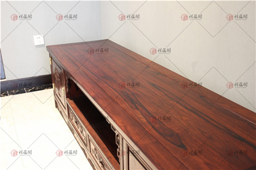 红酸枝家具 红木古典富贵电视柜