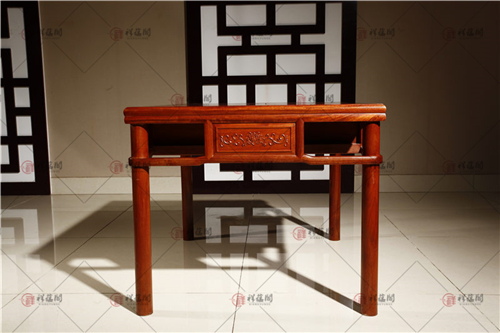 办公红木家具 红木茶桌办公桌二合一