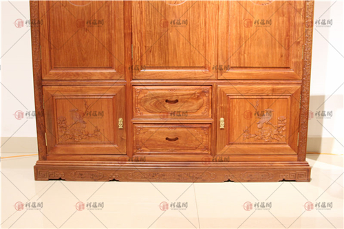 缅甸花梨家具 缅甸花梨大衣柜