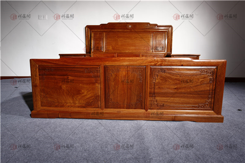 卧室红木家具 红木大床简约