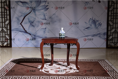 巴里黄檀家具 红木条案图片半圆