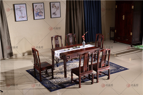 黑酸枝家具 东阳印尼黑酸枝餐桌