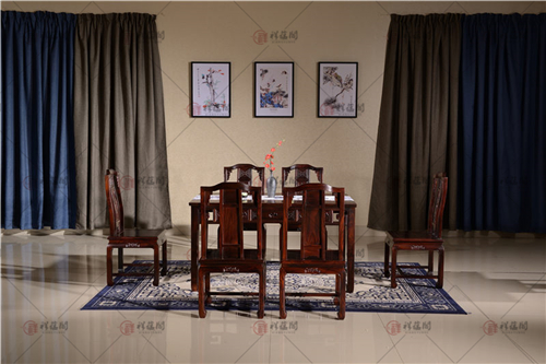 黑酸枝家具 东阳印尼黑酸枝餐桌