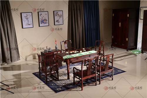办公红木家具 杭州红木茶桌
