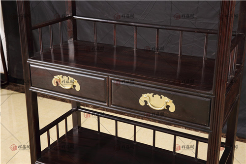 客厅红木家具 红木小型博古架