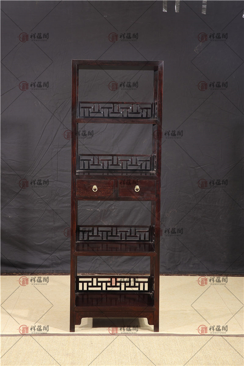 客厅红木家具 红木小型博古架