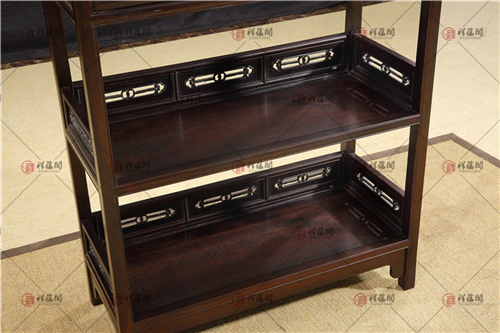 客厅红木家具 红木小型博古架