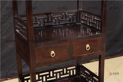 客厅红木家具 红木小型博古架