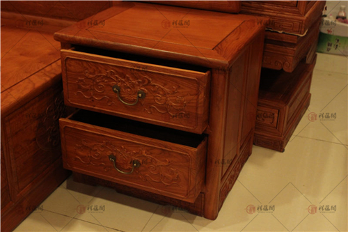 卧室红木家具 经典红木大床