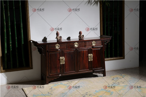 红木条案 明清红木条案