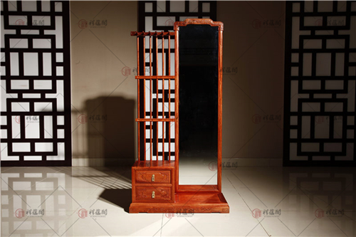 缅甸花梨家具 缅甸花梨衣帽架