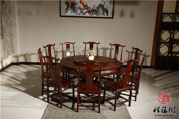 中式红木家具餐桌尺寸多大合适